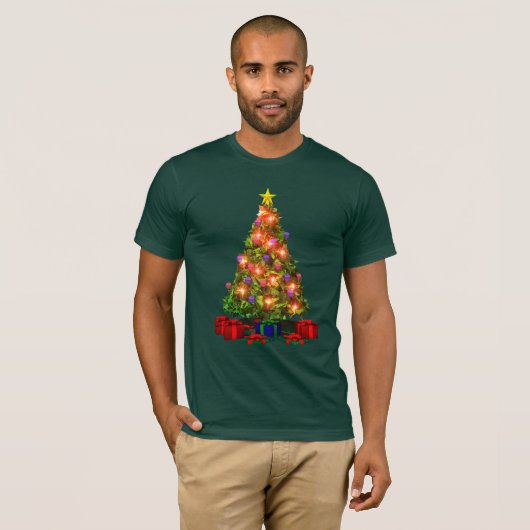 Weihnachtsbaum-Schein-T - Shirt (Vorne ganz)