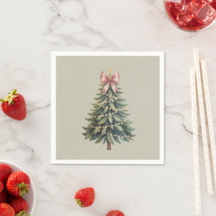 Weihnachtsbaum-Schleife Coquette Xmas Serviette