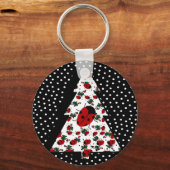 Weihnachtsbaum Schlüsselanhänger (Vorderseite)