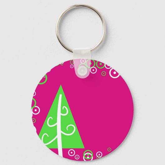 Weihnachtsbaum Schlüsselanhänger (Vorderseite)