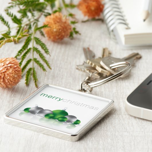 Weihnachtsbaum Schlüsselanhänger (Seite)