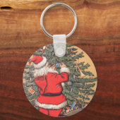 Weihnachtsbaum Schlüsselanhänger (Vorderseite)