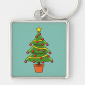 Weihnachtsbaum Schlüsselanhänger (Vorne)