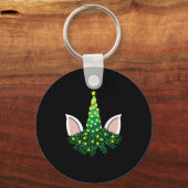 Weihnachtsbaum Schlüsselanhänger (Vorderseite)