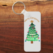 Weihnachtsbaum Schlüsselring: Schlüsselanhänger (Vorderseite)