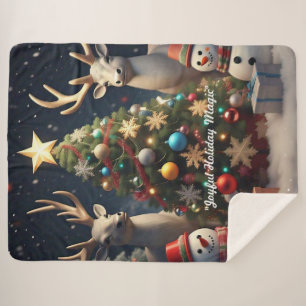 "Weihnachtsbaum-Schmuck-Designs" Sherpadecke