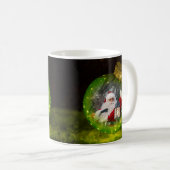 Weihnachtsbaum-Schmuck Vorlage Kaffeetasse (VorderseiteRechts)