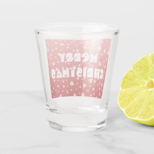 Weihnachtsbaum Schnapsglas (Rückseite)