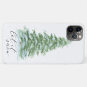 Weihnachtsbaum Schnee Case-Mate iPhone Hülle (Rückseite (Horizontal))