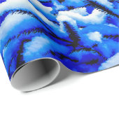 Weihnachtsbaum, Schnee, Zaubernacht Geschenkpapier (Rolleneckpunkt)