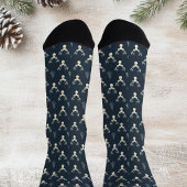 Weihnachtsbaum, Schneeflocke Socken