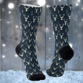 Weihnachtsbaum, Schneeflocke Socken