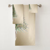 Weihnachtsbaum ,Schneeflocken Badhandtuch Set (Insitu)