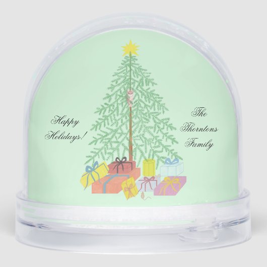 Weihnachtsbaum Schneekugeln (Rückseite)