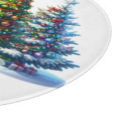 Weihnachtsbaum Schneidebrett (Ecke)