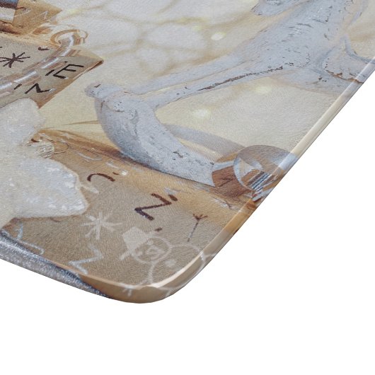 Weihnachtsbaum Schneidebrett (Ecke)