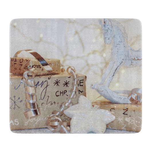 Weihnachtsbaum Schneidebrett (Vorderseite)