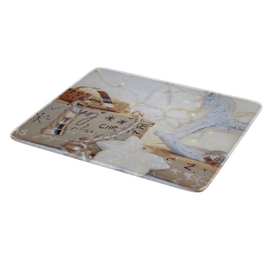 Weihnachtsbaum Schneidebrett (Ecke)