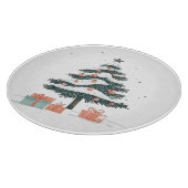Weihnachtsbaum Schneidebrett (Ecke)