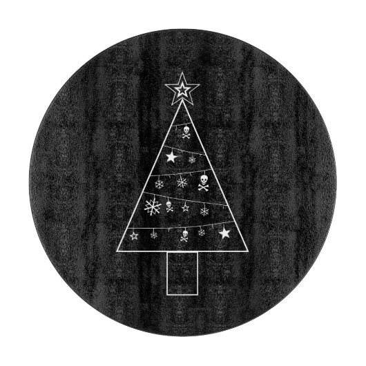 Weihnachtsbaum Schneidebrett (Vorderseite)