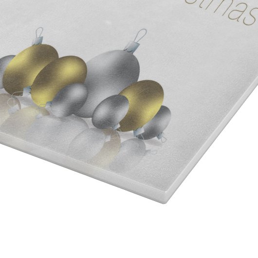 Weihnachtsbaum Schneidebrett (Ecke)