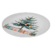 Weihnachtsbaum Schneidebrett (Ecke)