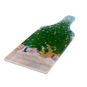 Weihnachtsbaum Schneidebrett (Ecke)
