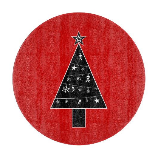 Weihnachtsbaum Schneidebrett (Vorderseite)