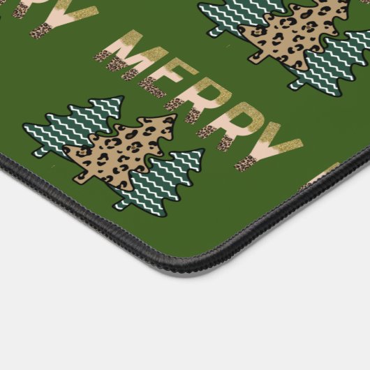 Weihnachtsbaum Schreibtischunterlage (Ecke)