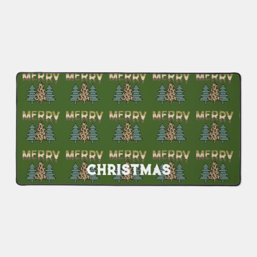 Weihnachtsbaum Schreibtischunterlage (Vorderseite)