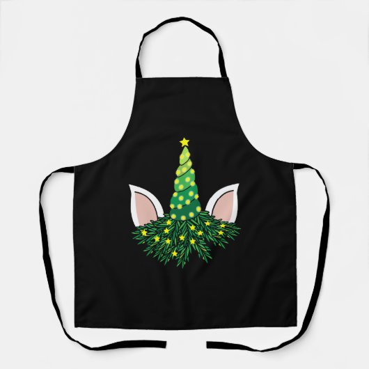 Weihnachtsbaum Schürze (Vorderseite)