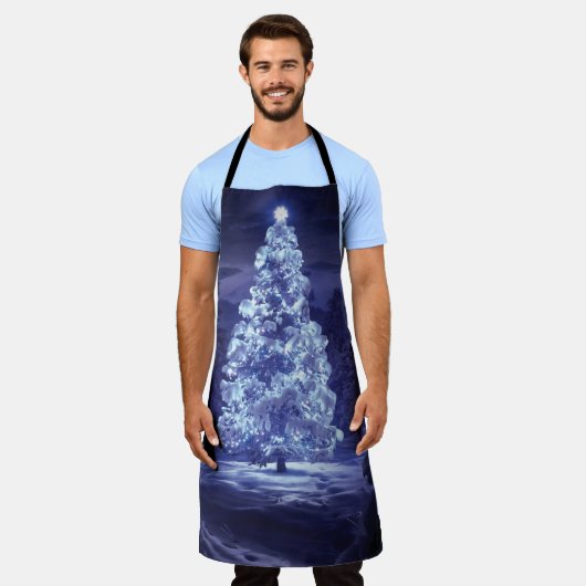 Weihnachtsbaum Schürze (Getragen)