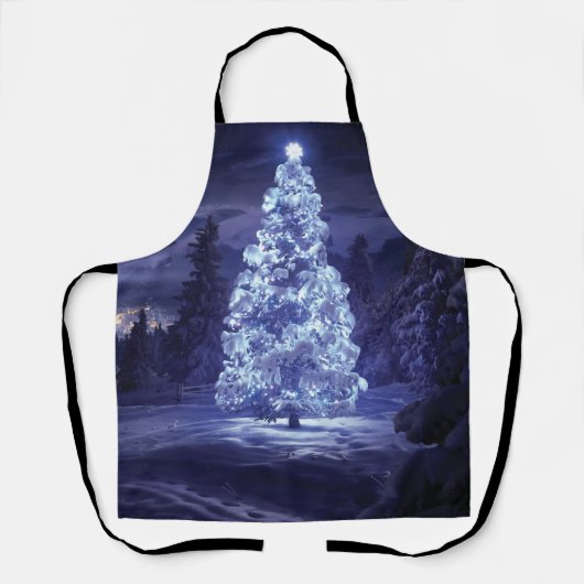 Weihnachtsbaum Schürze (Vorderseite)