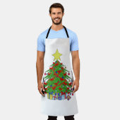 Weihnachtsbaum Schürze (Getragen)