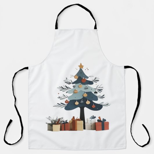 Weihnachtsbaum Schürze (Vorderseite)