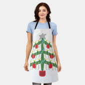 Weihnachtsbaum Schürze (Getragen)