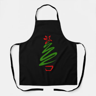 Weihnachtsbaum Schürze