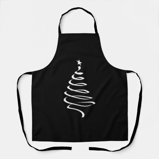 Weihnachtsbaum Schürze (Vorderseite)