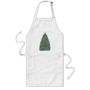 Weihnachtsbaum-Schürze Lange Schürze