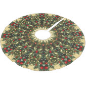 Weihnachtsbaum-Schürze Polyester Weihnachtsbaumdecke (Schrägansicht)