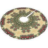 Weihnachtsbaum-Schürze Polyester Weihnachtsbaumdecke (Schrägansicht)