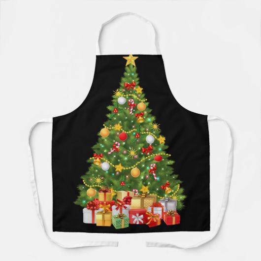 Weihnachtsbaum-Schürze Schürze (Vorderseite)
