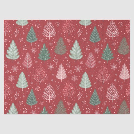 Weihnachtsbaum Seidenpapier (Vorderseite)