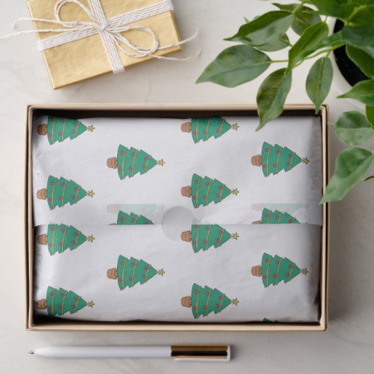 Weihnachtsbaum Seidenpapier (Geschenk)