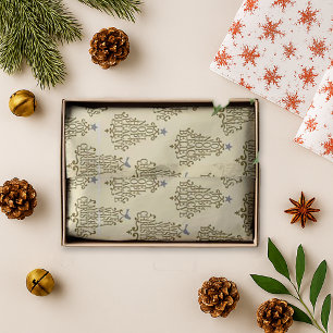 Weihnachtsbaum Seidenpapier