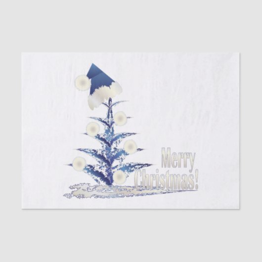 Weihnachtsbaum Seidenpapier (Vorderseite)