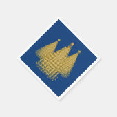 Weihnachtsbaum Serviette (Ecke)