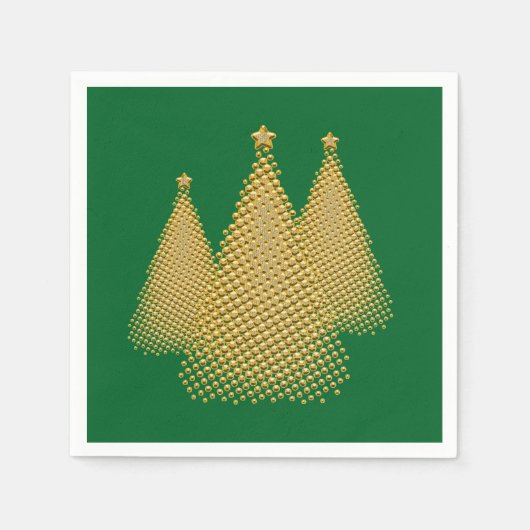 Weihnachtsbaum Serviette (Vorderseite)