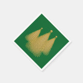 Weihnachtsbaum Serviette (Ecke)