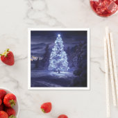 Weihnachtsbaum Serviette (Beispiel)